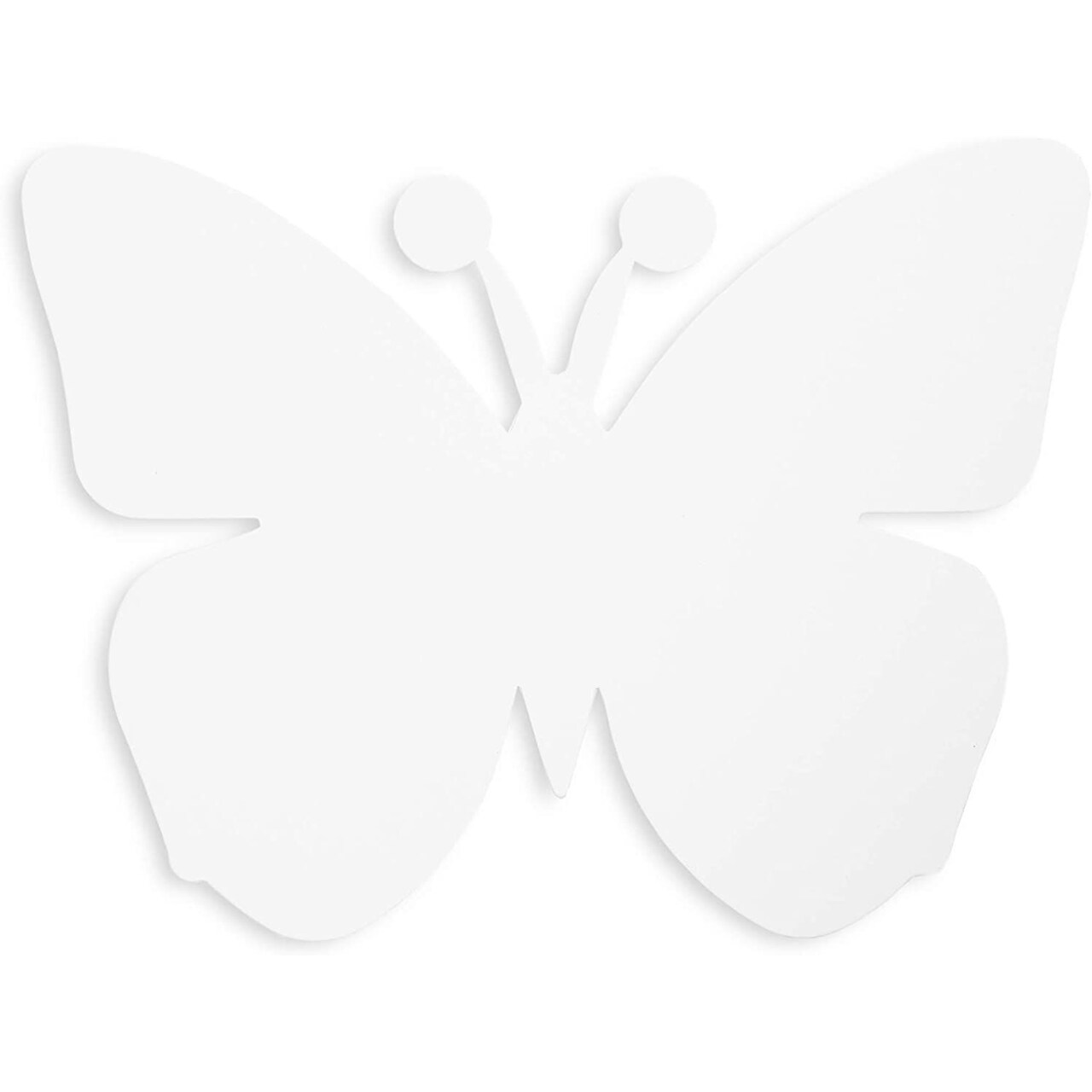 Paper Butterfly Cutouts for Crafts (7.5 x 6 In, White, 50 Pack)